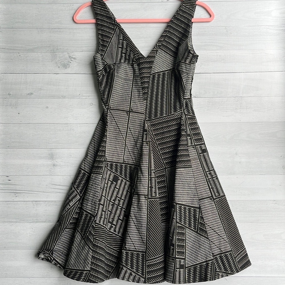 Open Ceremony Geometric Print Dress Size 0 - Picture 4 of 9